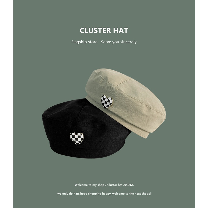 Mũ Beret Mỏng Phong Cách Nhật Bản Ngọt Ngào Thời Trang Xuân Hè Dễ Phối Đồ