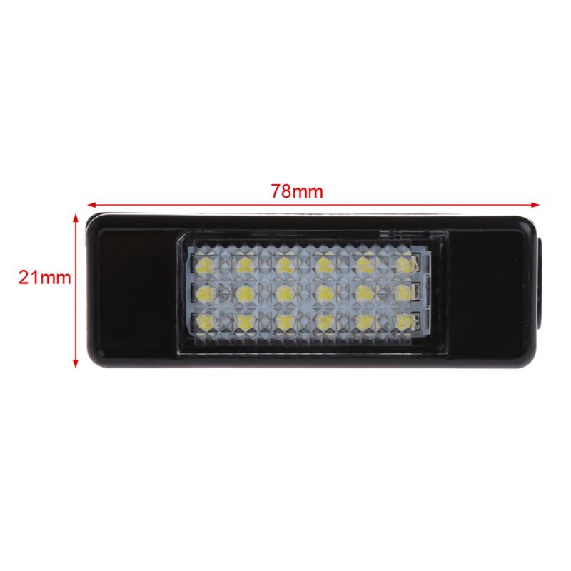 Set 2 Đèn Led Chiếu Biển Số Xe Ô Tô 207 307 308
