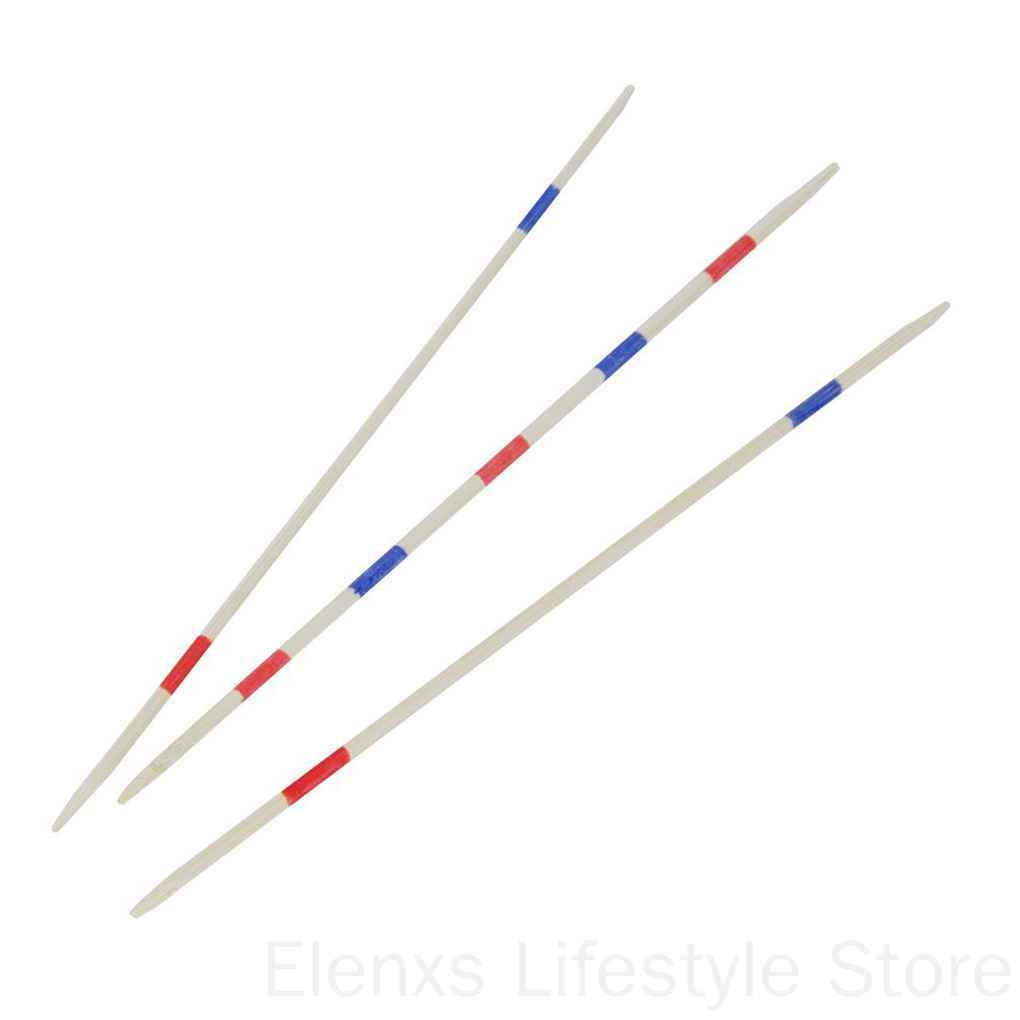 Baby Educational Wooden Traditional Mikado Spiel Pick Up Sticks With Box Game ELEN