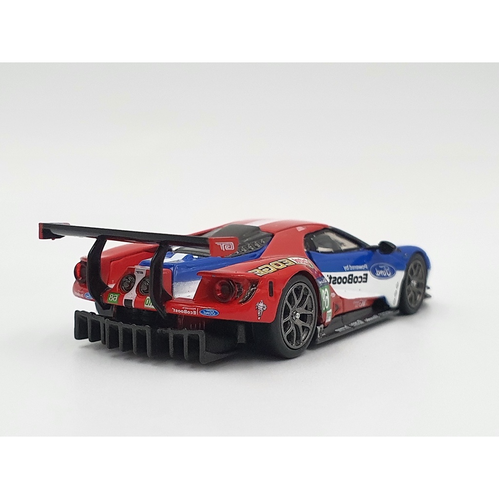 Xe Mô Hình Ford GT LMGTE PRO #68 2016 24Hrs of Le Mans Class Winner Ford Chip Ganassi Team USA 1:64 MiniGT ( Xanh )