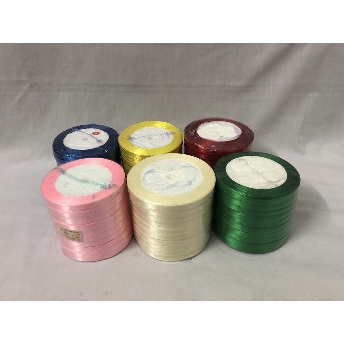 Ruy băng lụa 0,5 cm đủ màu/cuộn