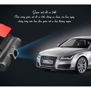 Camera hành trình ô tô 3 mắt camera, màn hình 4 inh full HD, ghi hình đa chiều, có chế độ ghi đè kèm thẻ nhớ 32G