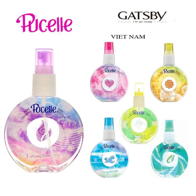 Nước Hoa Xịt Thơm Body Trẻ Em Pucelle  Mùi ngẫu nhiên