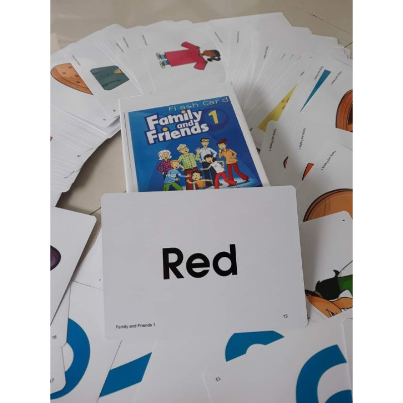 Flashcard Family and Friends 1 (A5 in 2 mặt)