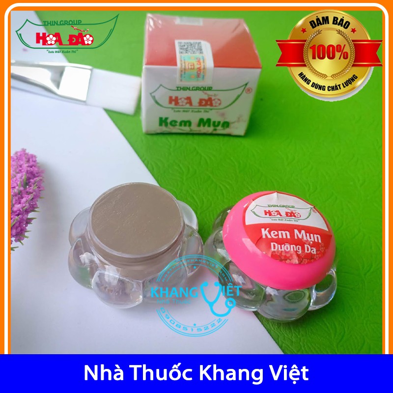 Kem Mụn Hoa Đào Thingroup Chính Hãng Size bé 8g Phù Hợp Với Mọi Loại Da
