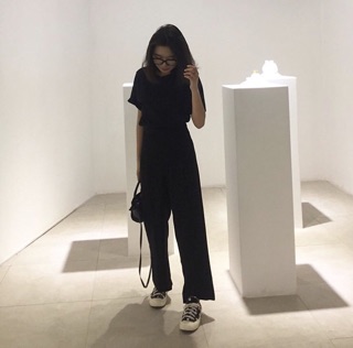 QUẦN CULOTTES DÀI ĐEN