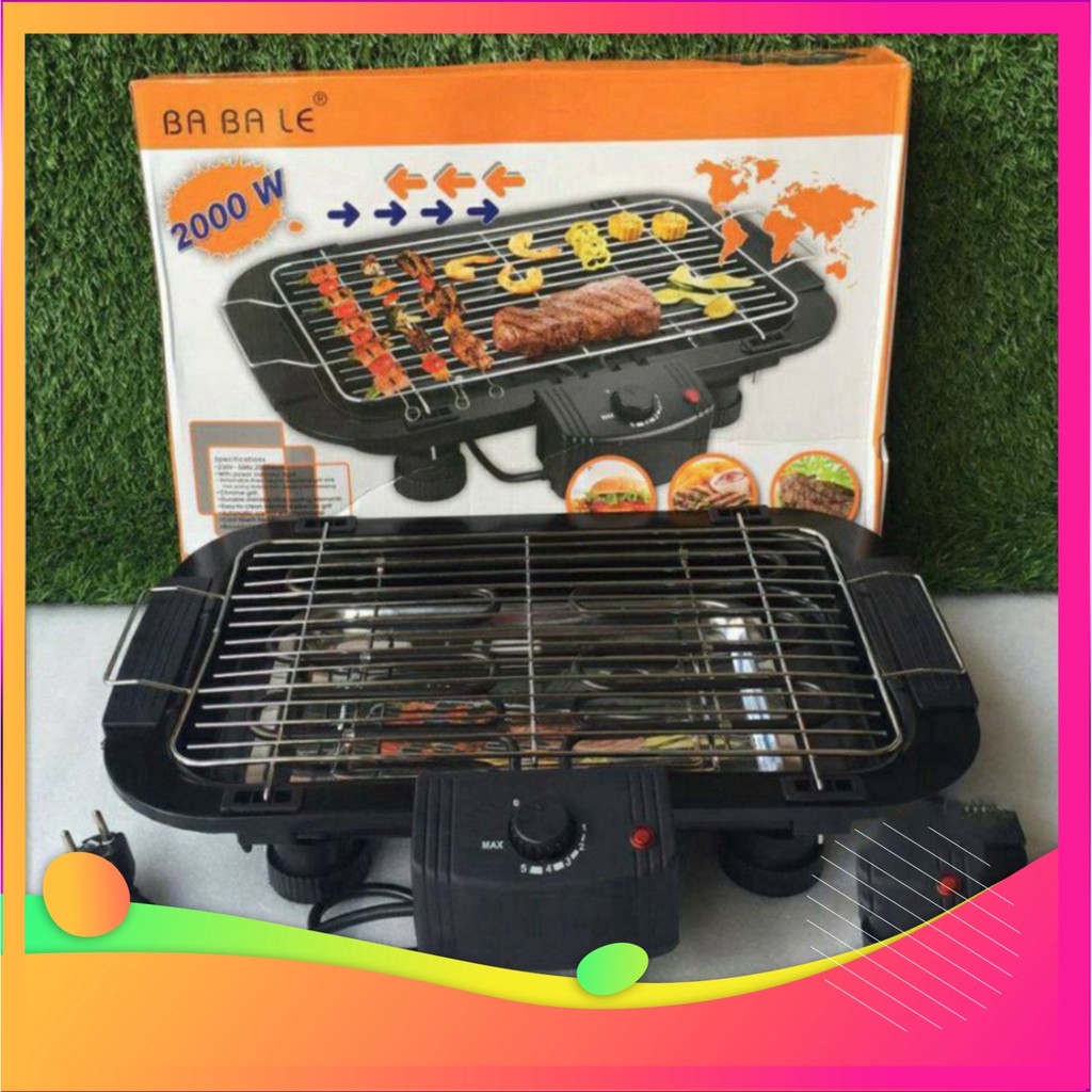 (HOT) FREE SHIP BẾP NƯỚNG ĐIỆN KHÔNG KHÓI ELECTRIC BARBECUE GRILL MẪU 2021 giá tốt chỉ có ở tiện ích shop ///!!!