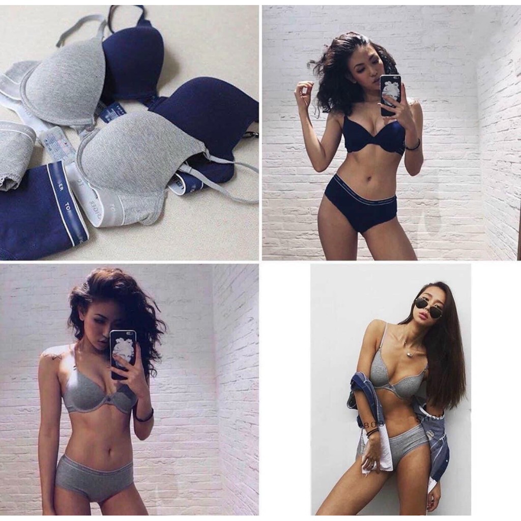 Bộ đồ lót B048 to my thể thao cotton có gọng mút mỏng