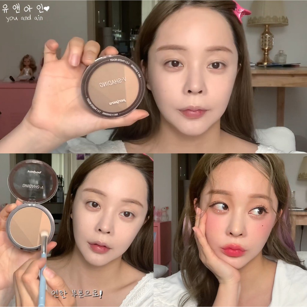 [Chính hãng] Phấn Tạo Khối Và Bắt Sáng Hoàn Hảo PERIPERA Ink V-Shading 9.5g | BigBuy360 - bigbuy360.vn