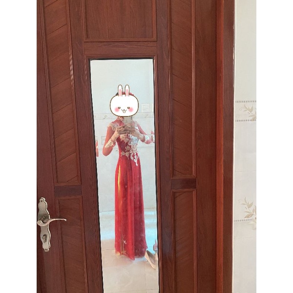 Áo dài cô dâu thanh lí