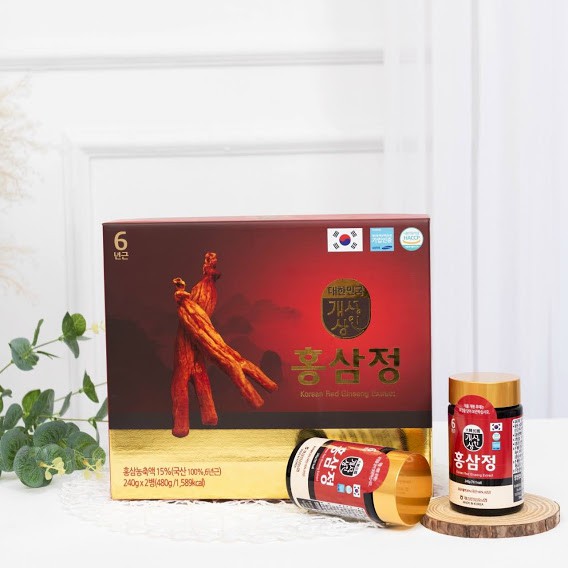 Cao Hồng Sâm Hàn Quốc Nonghyup hộp 2 lọ 240g