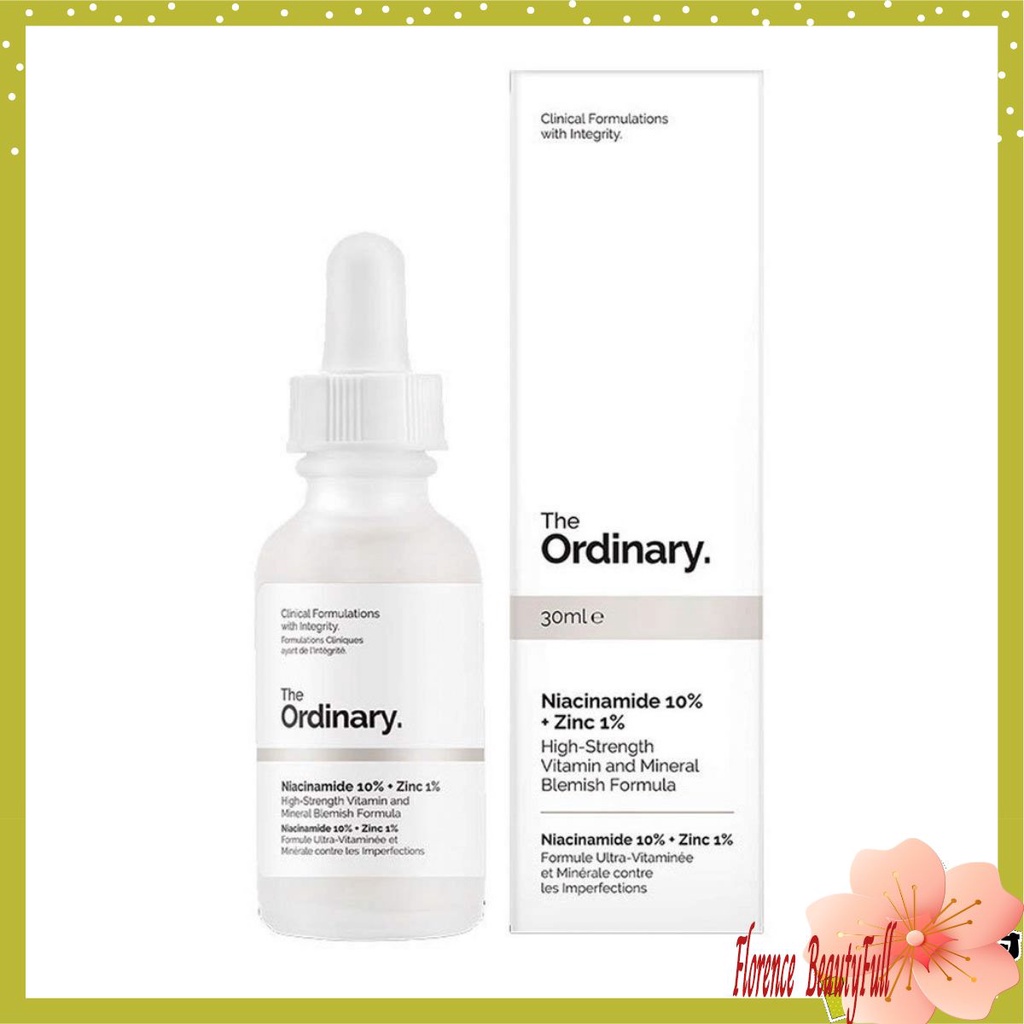 SERUM/ Serum dưỡng da THE ORDINARY NIACINAMIDE 10% + ZINC 1%