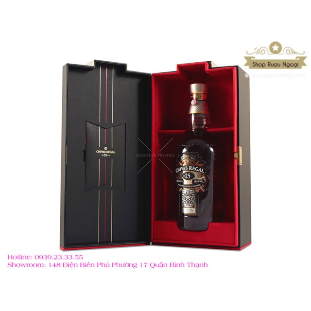 Hộp đựng rượu Chivas 25 (không kèm chai)