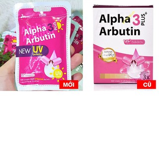 Vỹ 10 Viên kích Trắng ALPHA ARBUTIN 3 Plus NEW UV Thái Lan