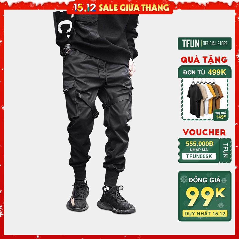 Quần jogger kaki nam TFUN mã "TT42-Q", Quần túi hộp nam chất liệu kaki co giãn đẹp phong cách Hàn Quốc cao cấp