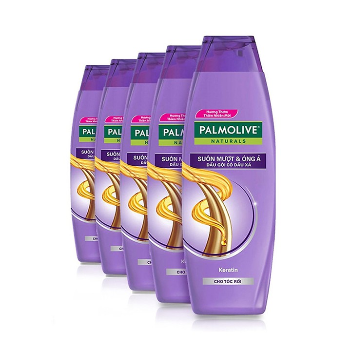 (Đủ loại) Dầu gội có dầu xả Palmolive Naturals suôn mượt và dưỡng ẩm thiên nhiên 180ml