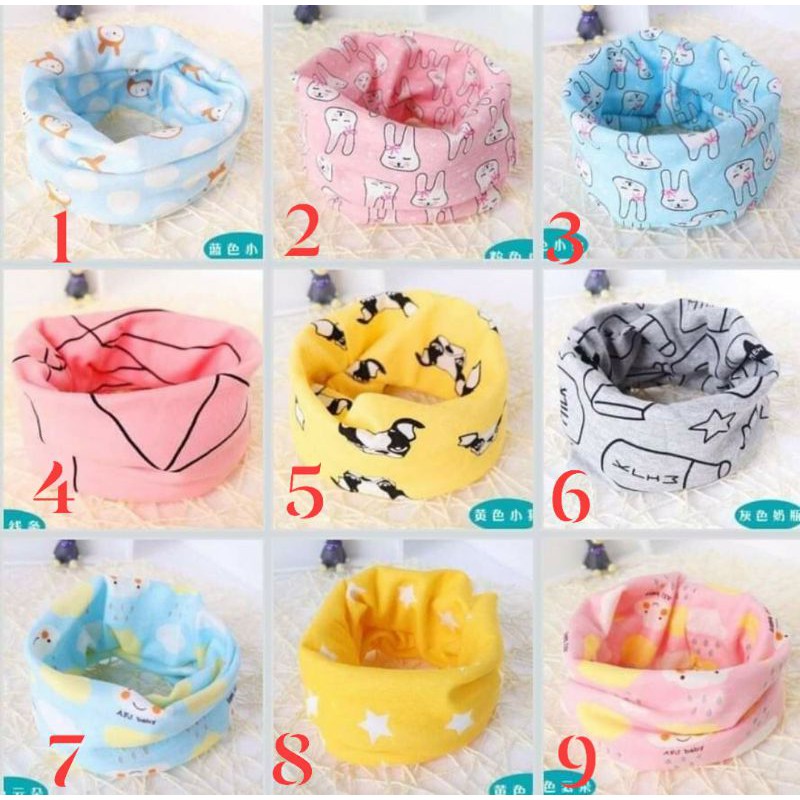 ☘Khăn ống Cotton☘ co giãn 8 chiều cho bé từ 1- 10 tuổi