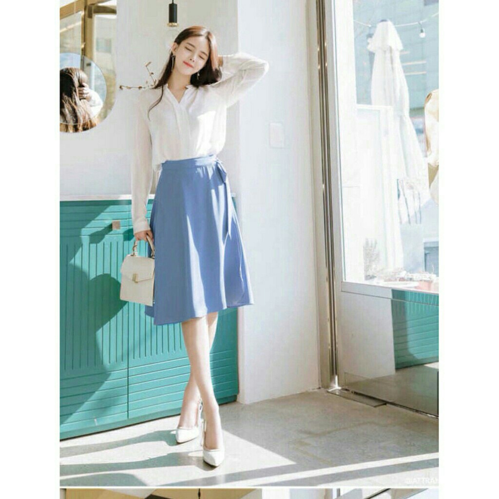 CHÂN VÁY THẮT NƠ CAO CẤP