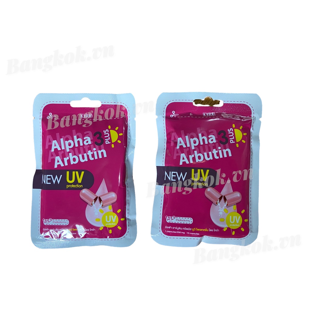Vỉ 10 Viên Kích Trắng Alpha Arbutin 3 Plus