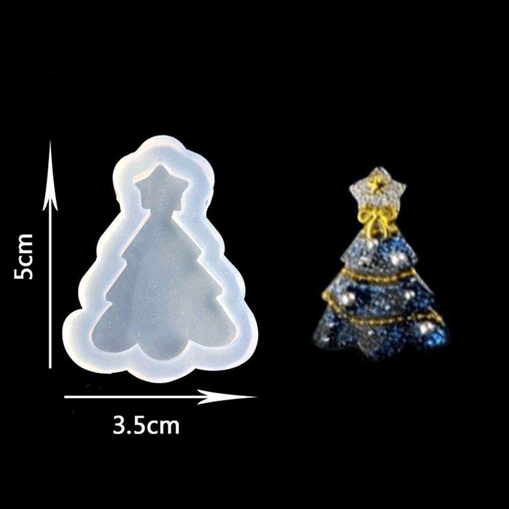 Khuôn Làm Móc Khóa / Túi Xách Handmade Bằng Silicone Hình Tuần Lộc Giáng Sinh