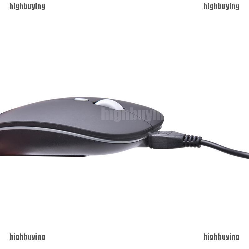 Chuột Không Dây 2.4GHz Sạc USB Siêu Mỏng