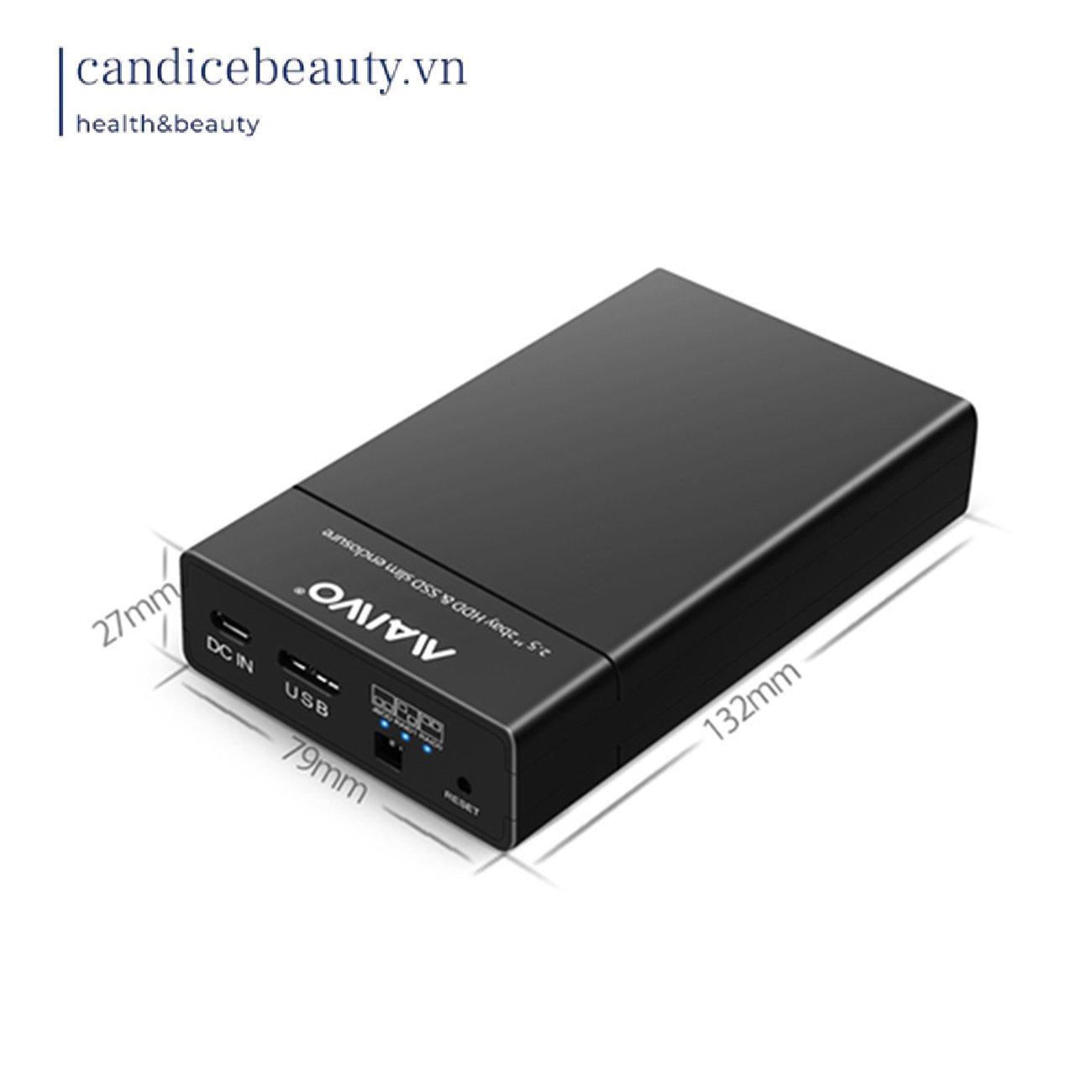 Ổ Cứng Ngoài Candicebeauty K25682 Dual Bay Hdd Ssd Usb3.0