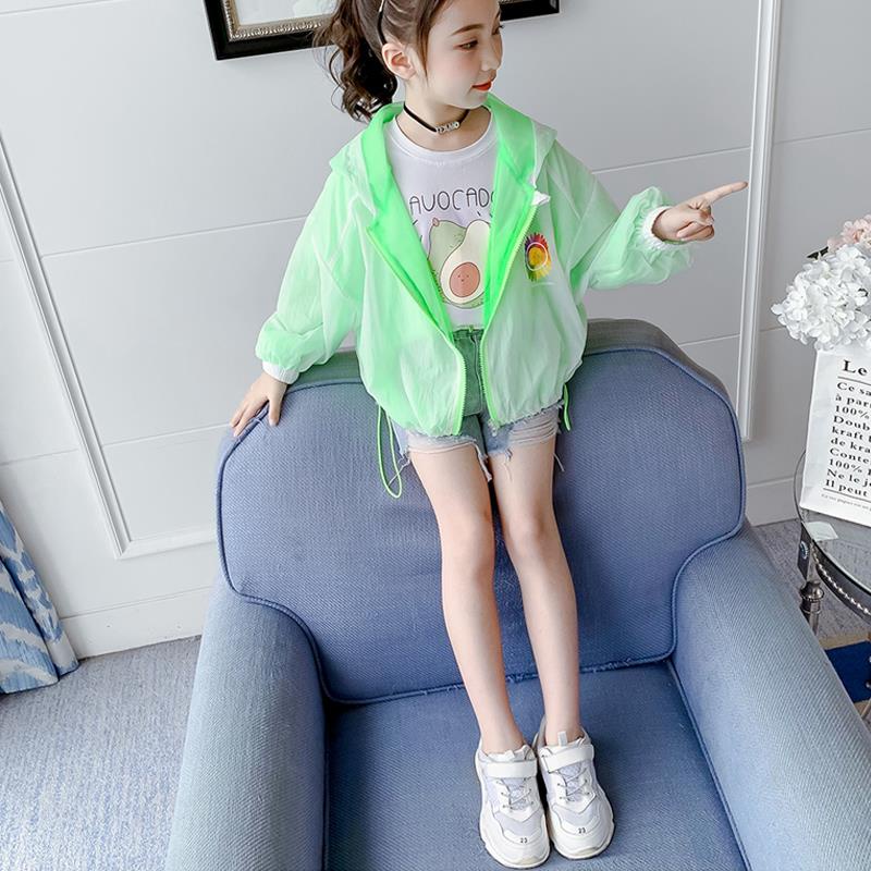 Áo Khoác Chống Nắng Thoáng Khí Phong Cách Phương Tây Dễ Thương Cho Bé Gái