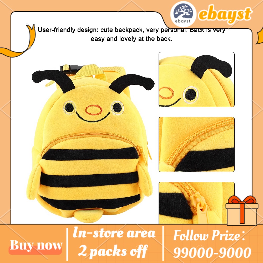 Balo hình con ong cho bé dễ thương xinh xắn