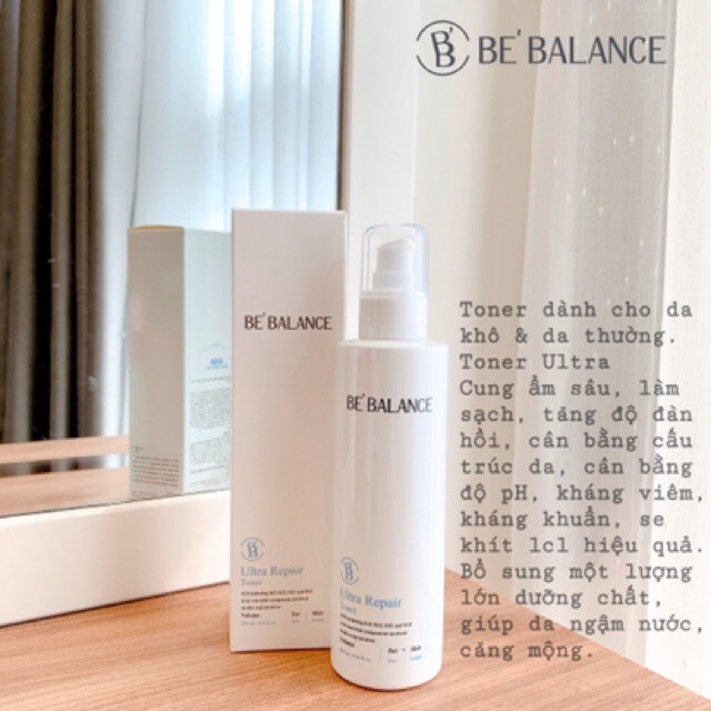 TONER ULTRA REPAIR CHO DA KHÔ &amp; DA THƯỜNG - Be' Balance