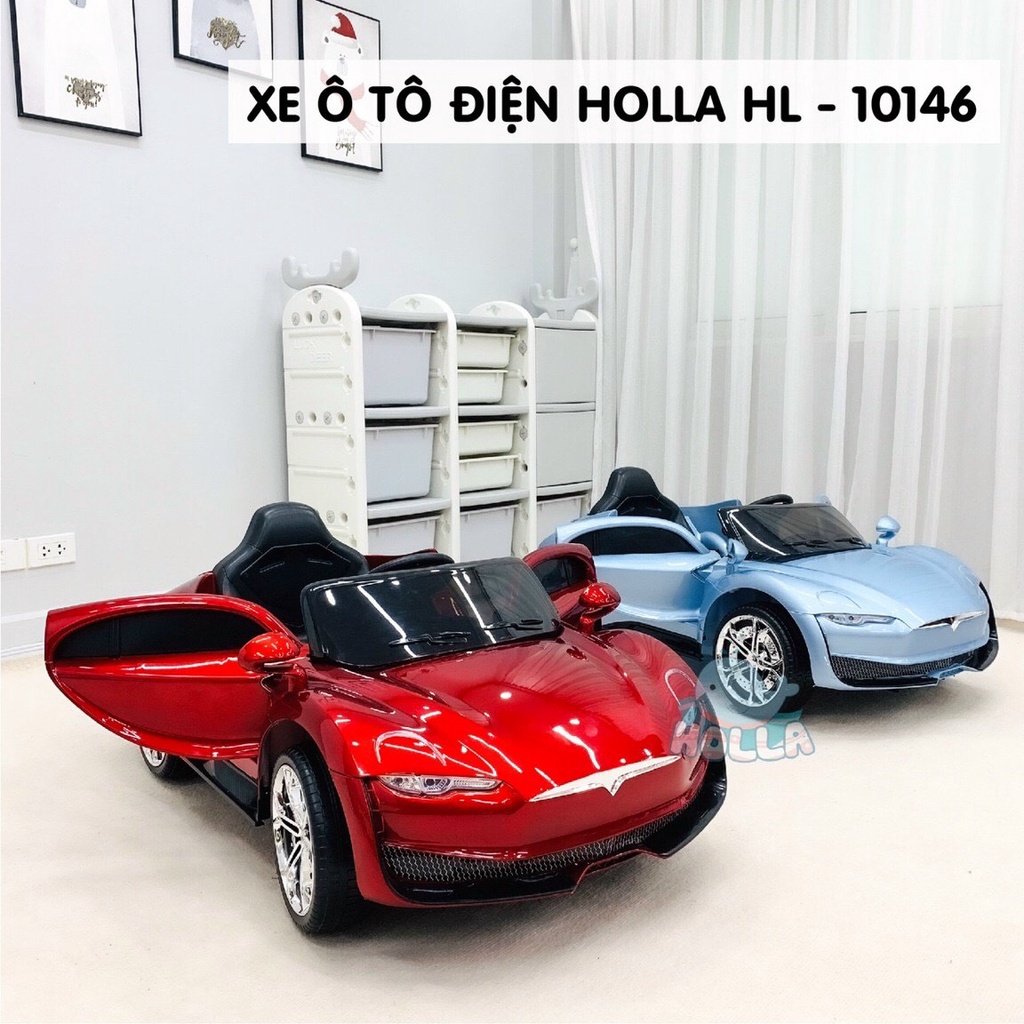 (FREESHIP) Xe ôtô điện trẻ em Tesla Holla HL -10146 thỏa sức cho bé vận động ngoài trời | Xe hơi điện cho bé