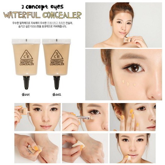 [3ce] kem che khuyết điểm 3ce waterful concealer