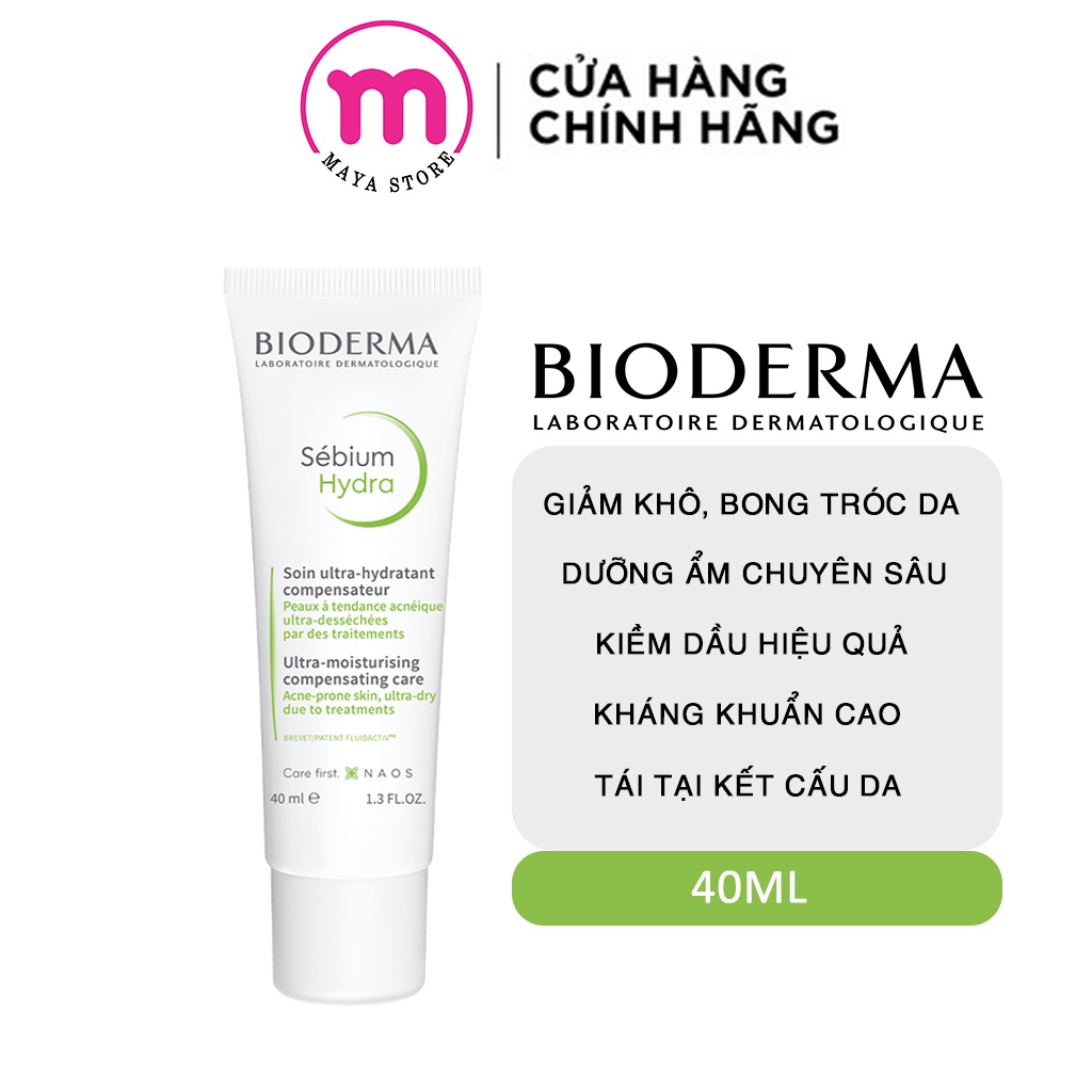 Kem dưỡng ẩm Bioderma Sebium Hydra 40ml