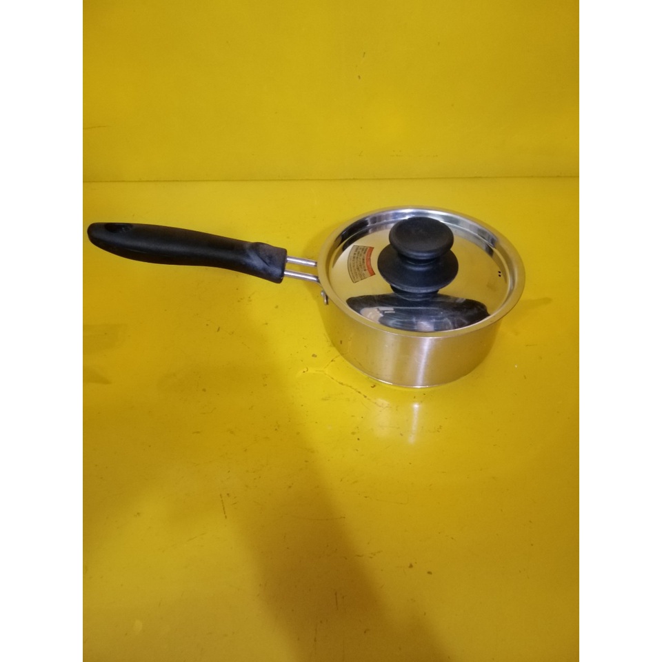 Quánh inox nội địa Nhật, size 14cm, cao 7cm (mã 641), Dùng được bếp từ