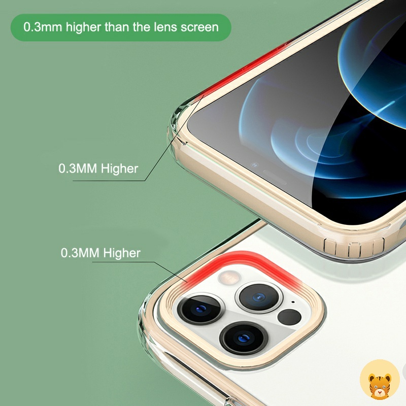 Ốp Điện Thoại TPU Mềm Màu Macaron 3 Trong 1 Cho Oppo A15S Case A16 A3S A15 A9 A5 A31 A53 2020 A74 A54 A12 F9 A92 A52