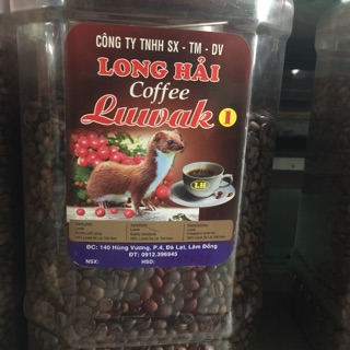 1kg Cà phê luwak chồn nguyên hạt