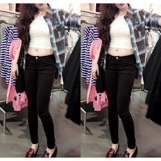 Quần tregging lưng cao 1 nút