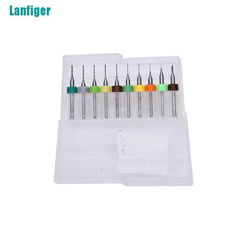 Set 10 Mũi Khoan Micro CNC Chuyên Dụng Cho Bảng Mạch In PCB