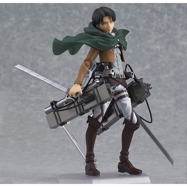Mô hình Levi SHF Attack on Titan Figma 213 cao16cm cử động khớp chi tiết sắc nét