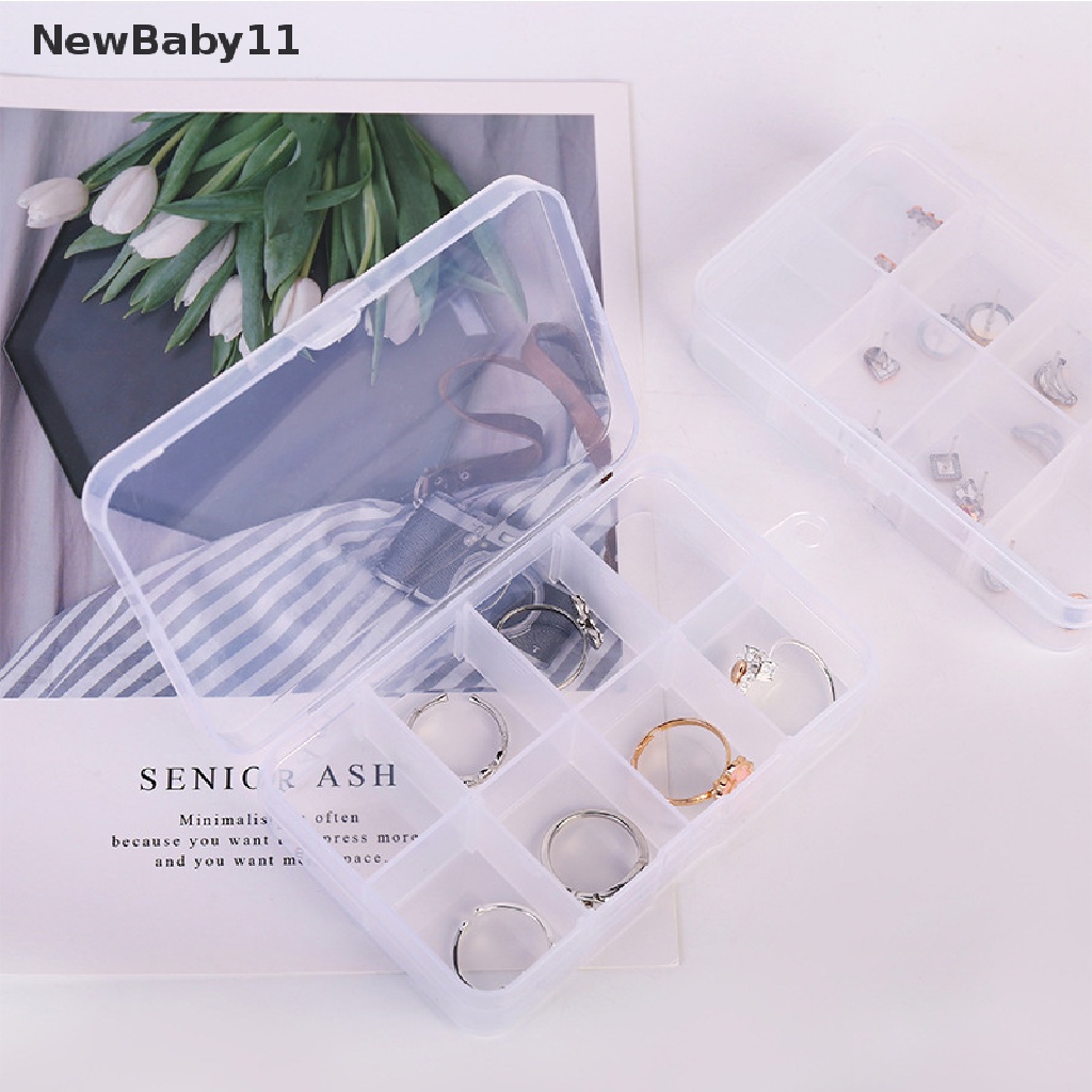 Hộp Đựng Đồ Trang Sức Nhỏ 8 Ngăn Điều Chỉnh Được