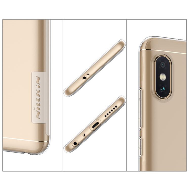 Ốp Lưng Silicon Nillkin Cho Xiaomi Redmi Note 5 Pro (Trong Suốt)