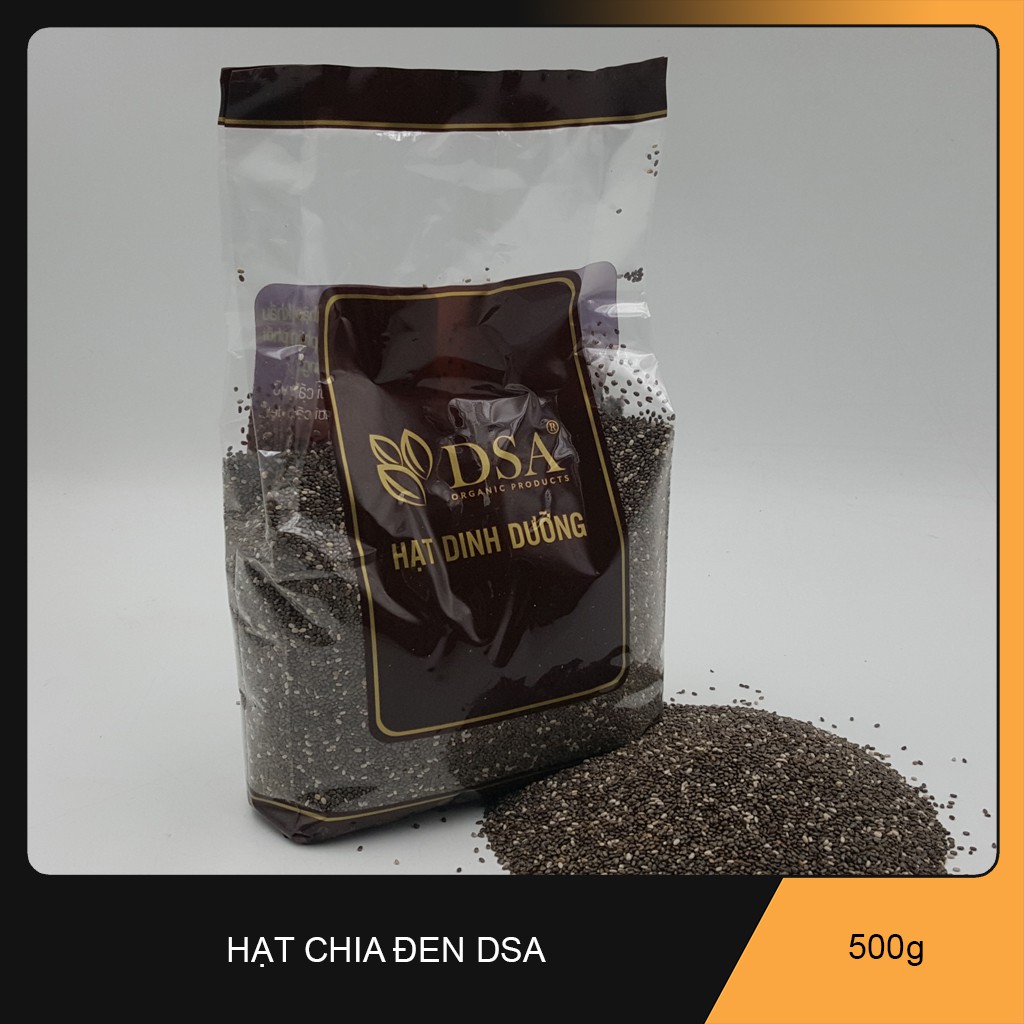 500Gr Hạt Chia Đen Hàng Nhập Úc - Chuẩn - Date Mới