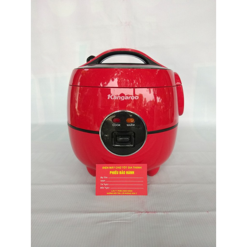 Nồi cơm điện Kangaroo 1.2 lít KG822 đỏ
