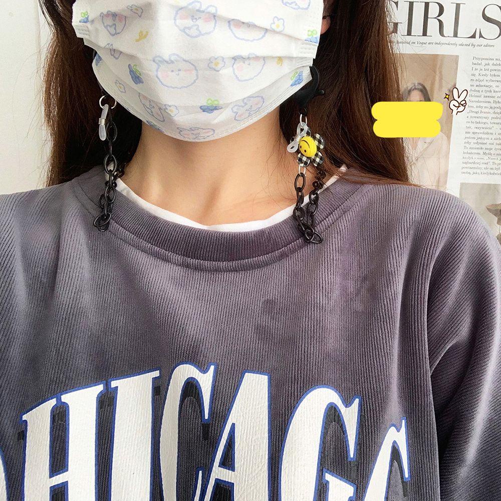 Dây Đeo Cổ Mặt Acrylic Họa Tiết Hoa Hướng Dương Hoạt Hình Phong Cách Hàn Quốc