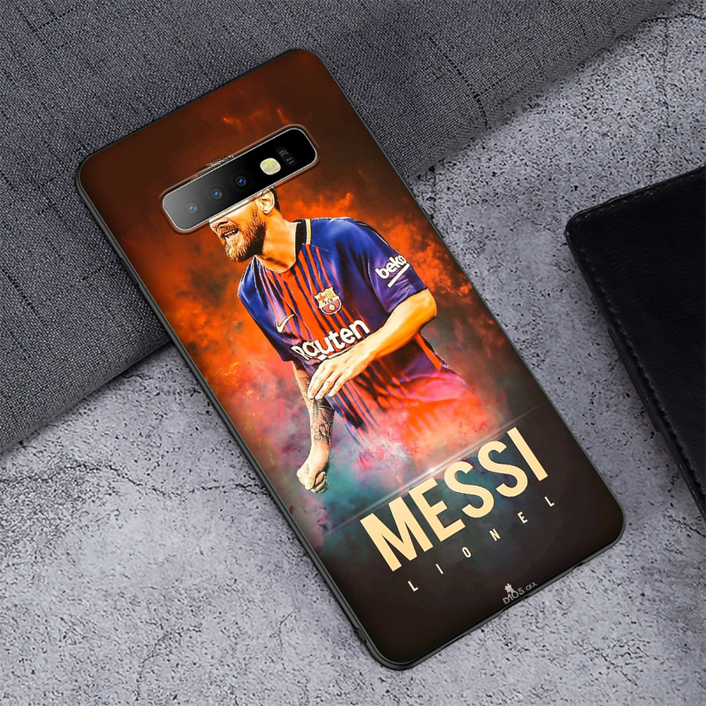 Ốp Lưng In Hình Cầu Thủ Bóng Đá Messi Cho Samsung A01 Eu A11 M11 A21 A21S A41 A51 A71 A81 A91