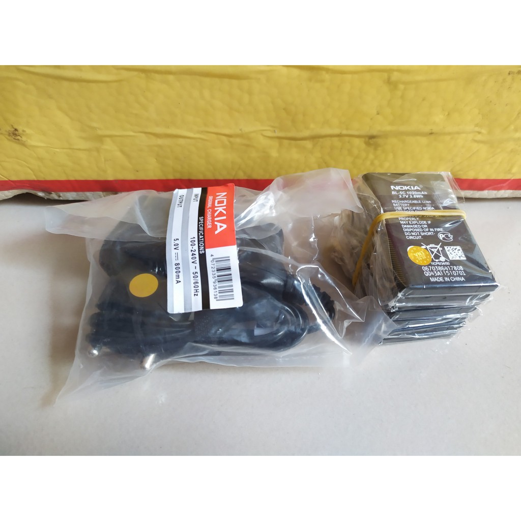 Combo Pin, Sạc nokia 100, 101 giá rẻ