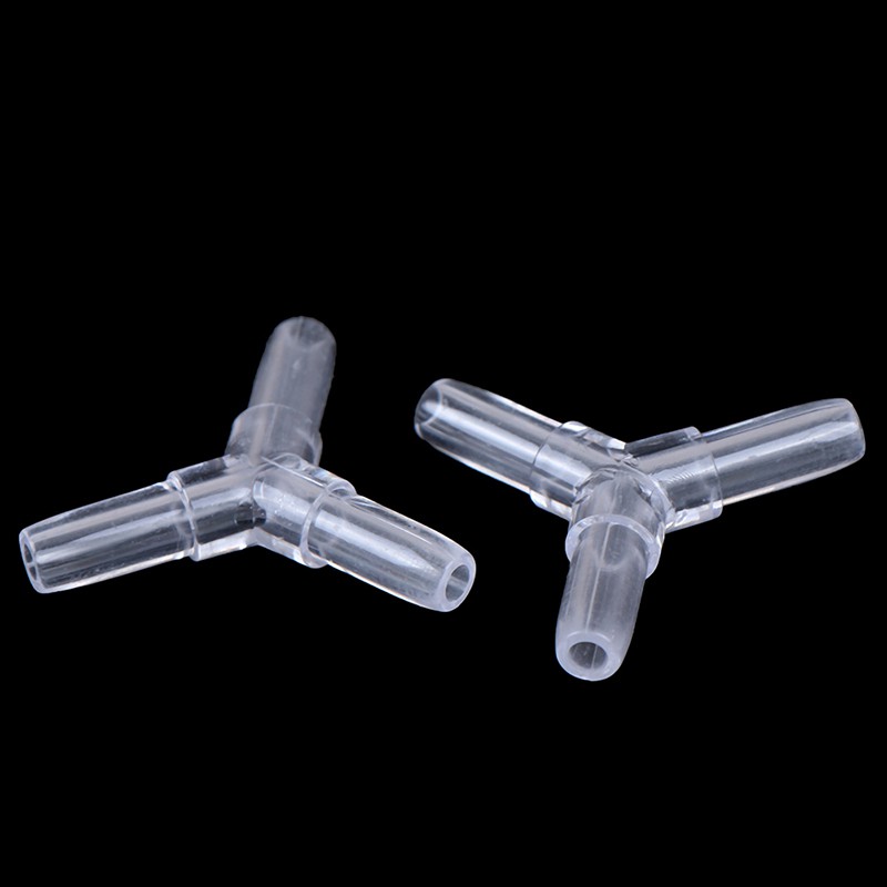 Hl Set 10 Đầu Nối Ống Nước 2 Chiều / 3 Chiều Trong Suốt