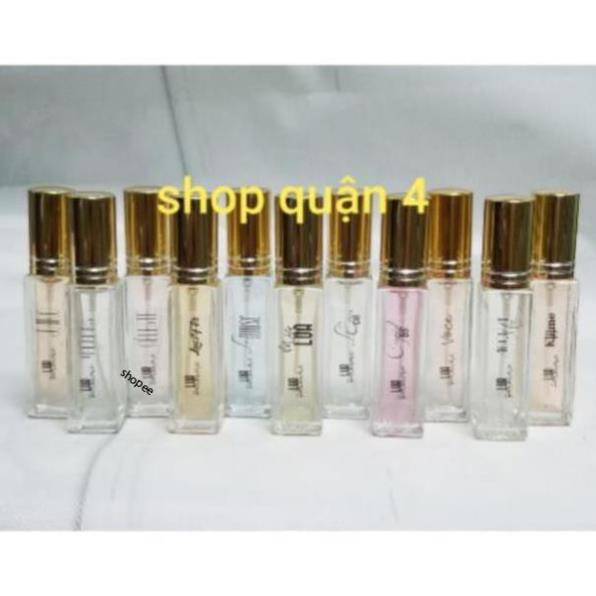 Ống Test Nước Hoa LUA 16 mùi - chai xịt 10ml