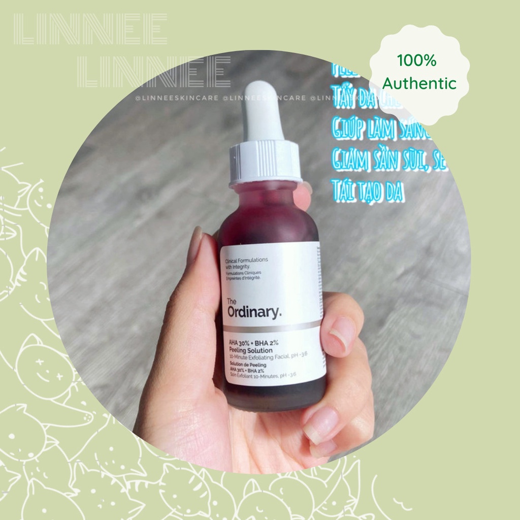 Tinh chất The Ordinary AHA 30% + BHA 2% Peeling Solution - 30ml