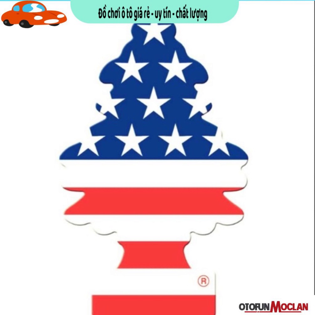 Lá thơm treo xe - lá thông thơm usa của mỹ treo xe ô tô phòng ngủ