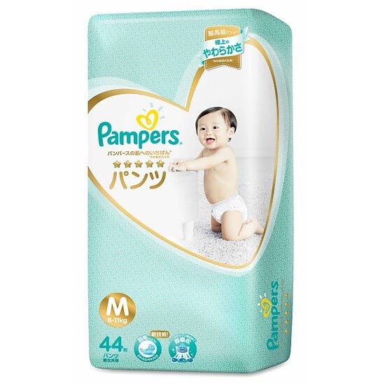 Bỉm dán/quần Pampers NB66/S60/M48/L40 nội địa Nhật Bản